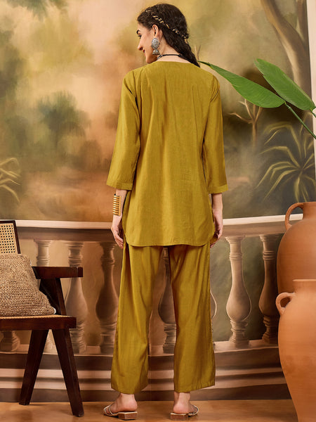 Patch Work Tunic and Trouser Co-Ords Set