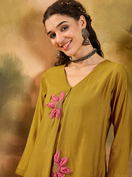 Patch Work Tunic and Trouser Co-Ords Set