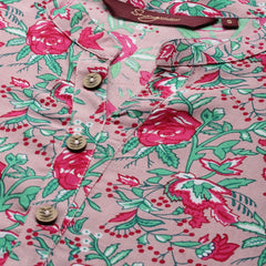 Floral Printed Straight Kurti