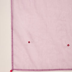 Purple Embroidered Shoulder Strap Kurta With Pant & Dupatta Kurta Set