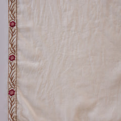 Pure Cotton Embroidered Shoulder Strap Kurta Set with Pant & Dupatta