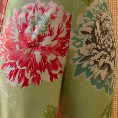 Floral Printed Shirt Collar  Pathani Kurta & Trousers Kurta Set