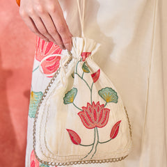 Floral Embroidered Kurta With Pant Kurta Set