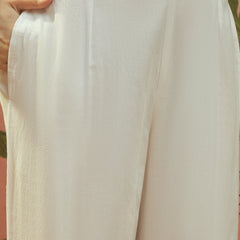 Pure Cotton Embroidered Shoulder Strap Kurta Set with Pant & Dupatta