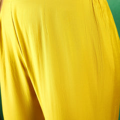 Floral Embroidered Sequinned Pure Silk V-Neck Kurta With Trousers & Dupatta