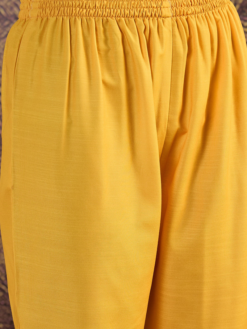 Embroidered & Printed  Tunic With Pant Co-Ords Set