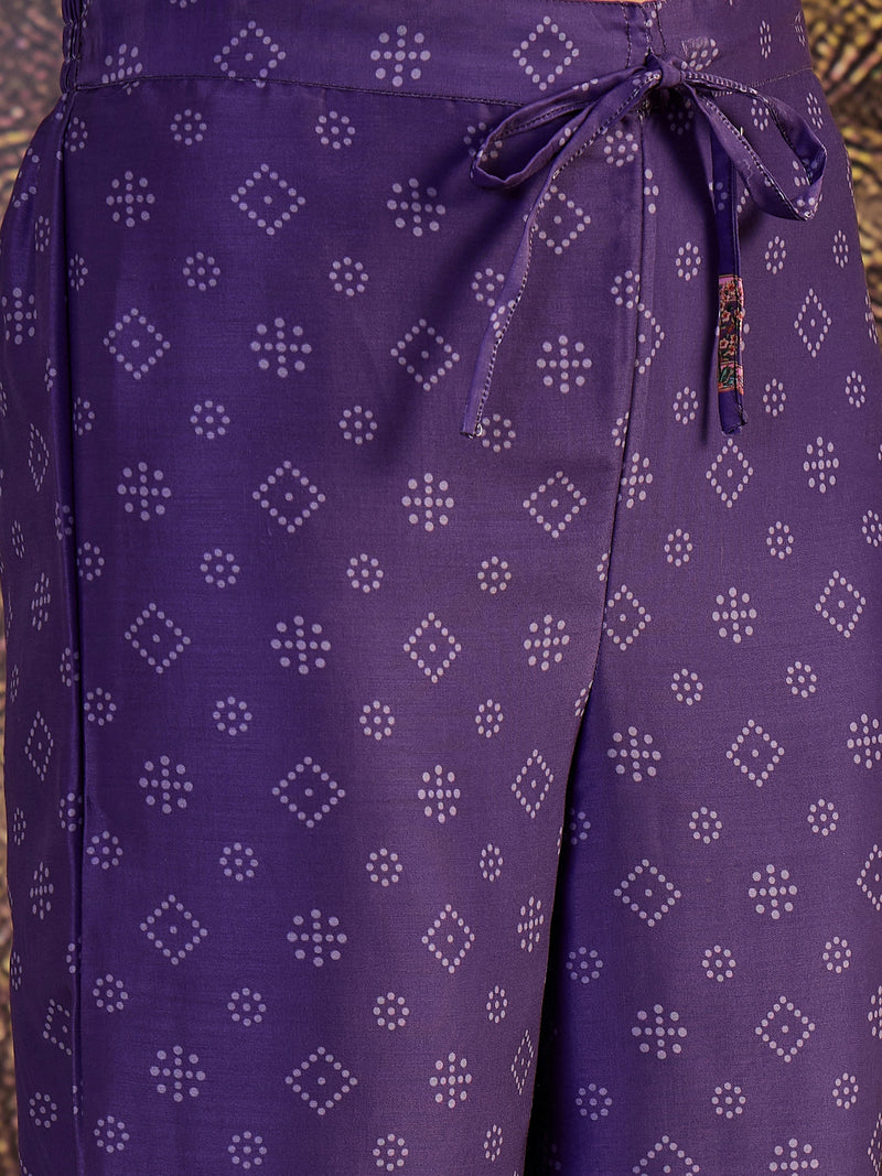 Floral Printed & Lining in Kurta With Pant Co-Ords