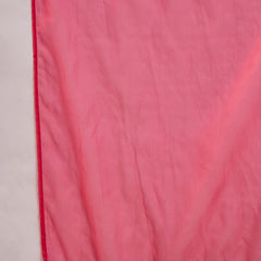 Dark Pink Floral Embroidered Straight Kurta With Trouser & Dupatta Kurta Set