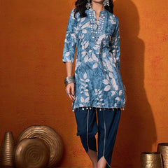 Printed Tunic With Trouser  Co-Ords