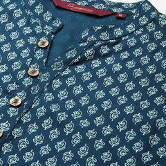 Floral Printed Straight Kurti