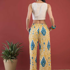 Ethnic Motifs Printed Top Jacket With Trousers