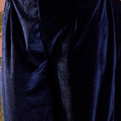 Embroidered Velvet  Straight Kurta With Trouser & Dupatta Kurta Set