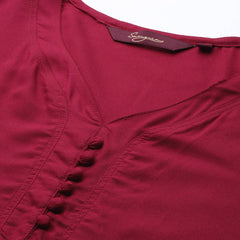 Solid Straight Kurti
