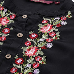Floral Yoke Design Kurti