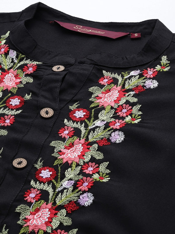 Floral Yoke Design Kurti