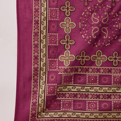 Paisley Embroidered Halter Neck Pure Cotton Kurta With Trouser & Dupatta