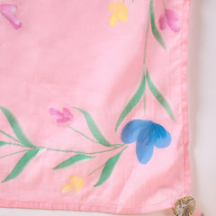 Women Floral Embroidered Regular Thread Work Pure Cotton Kurta with Trousers & With Dupatta