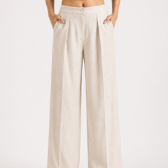 High-Rise Relaxed Fit Trousers