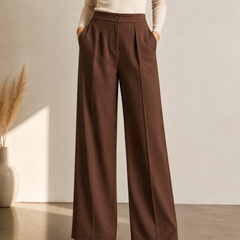 High-Rise Relaxed Fit Trousers