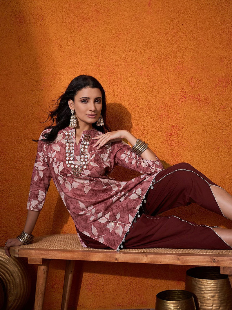 Printed Tunic With Trouser  Co-Ords