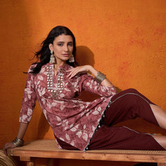 Printed Tunic With Trouser  Co-Ords