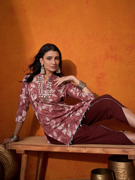 Printed Tunic With Trouser  Co-Ords