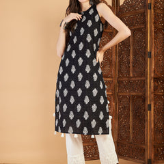 Women Pure Cotton Kurta With Pant