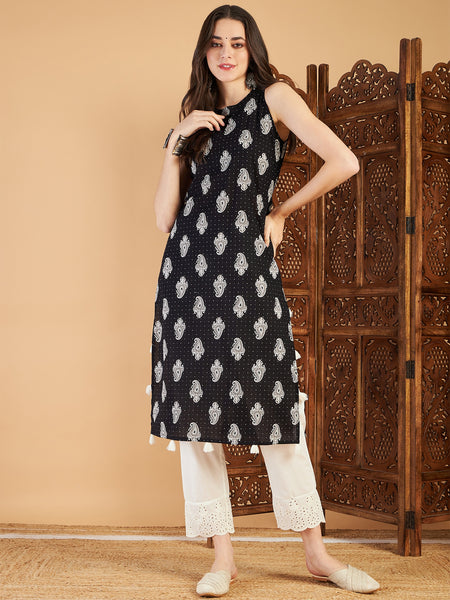 Women Pure Cotton Kurta With Pant
