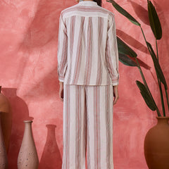 Pure Cotton Printed Shirt With Pant Co-Ords Set