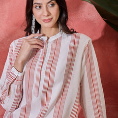 Pure Cotton Printed Shirt With Pant Co-Ords Set