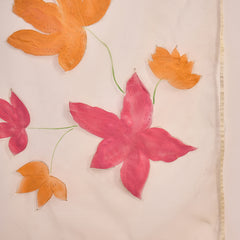Floral Embroidered Pure Cotton Kurta with Trousers & Dupatta Kurta Set