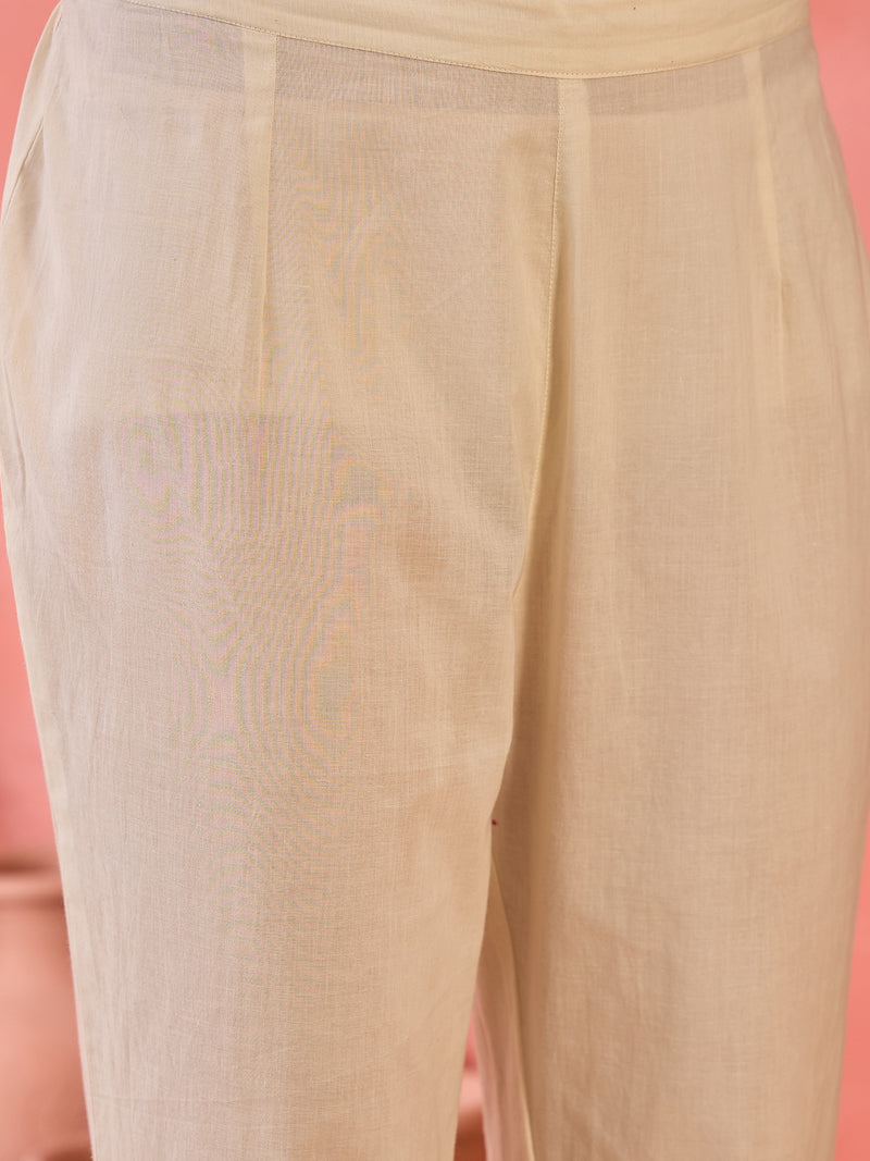 Women Printed Straight Kurta with Pants & Dupatta