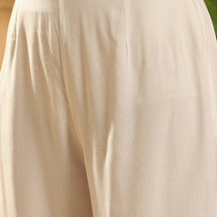 Women Embroidered Front Cut Kurta With Trouser