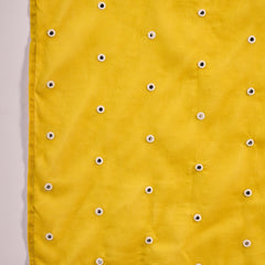 Embroidered Pure Cotton Straight Kurta With Trousers & Dupatta