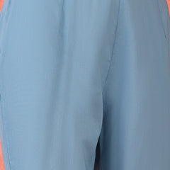 Embroidered Cotton Kurta Set with Straight Pants