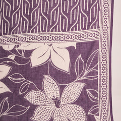 Floral Printed Pure Cotton Straight Kurta Trousers With Dupatta