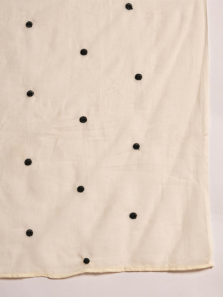 Women Floral Embroidered A-Line Kurta With Trousers & Dupatta