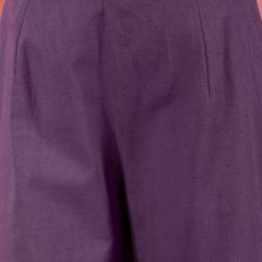 Pure Cotton Embroidered Straight With Trouser  Kurta Set