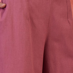 Sleeveless Mirror Work Kurta Set