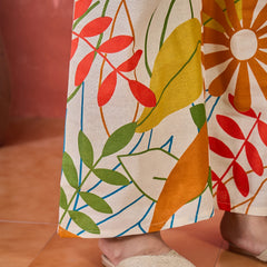 Floral Printed Pure Cotton Straight Kurta With Palazzo