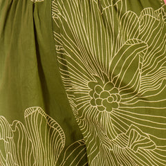 Green Embroidered Straight Kurta With Trousers