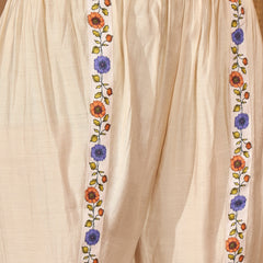 Floral Printed Tunic With Dhoti Pant Co-Ords Set