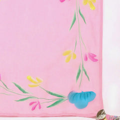 Women Floral Embroidered Regular Thread Work Pure Cotton Kurta with Trousers & With Dupatta