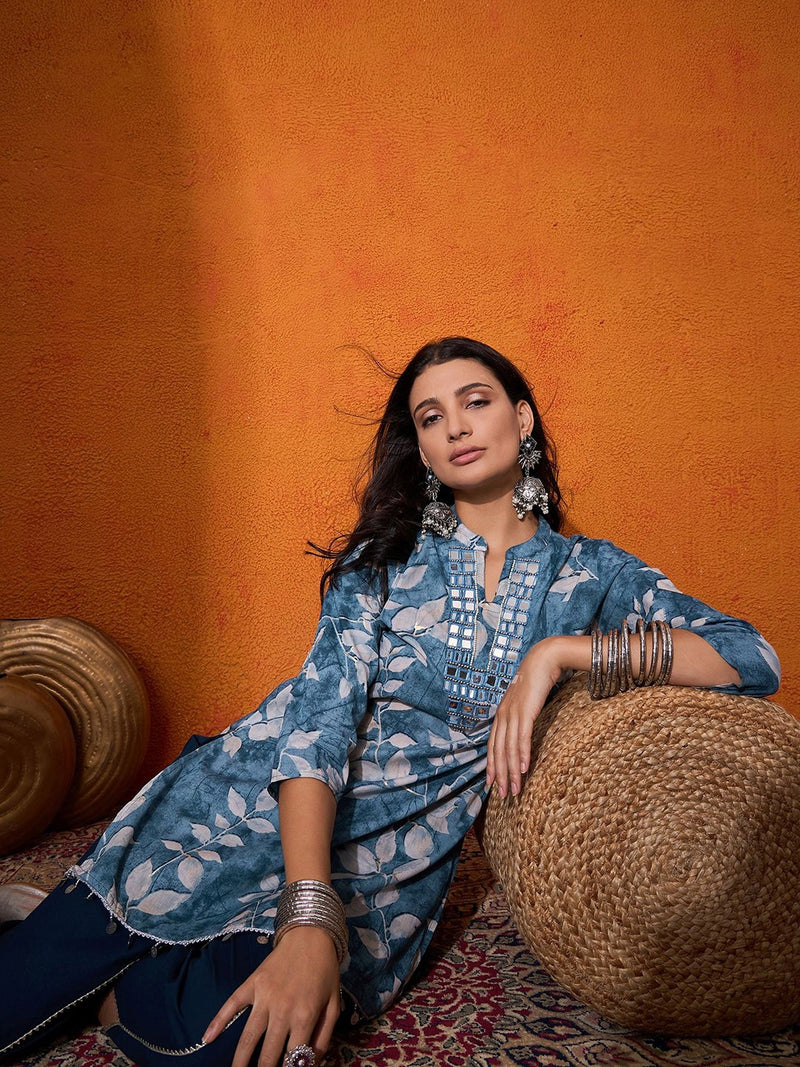 Printed Tunic With Trouser  Co-Ords