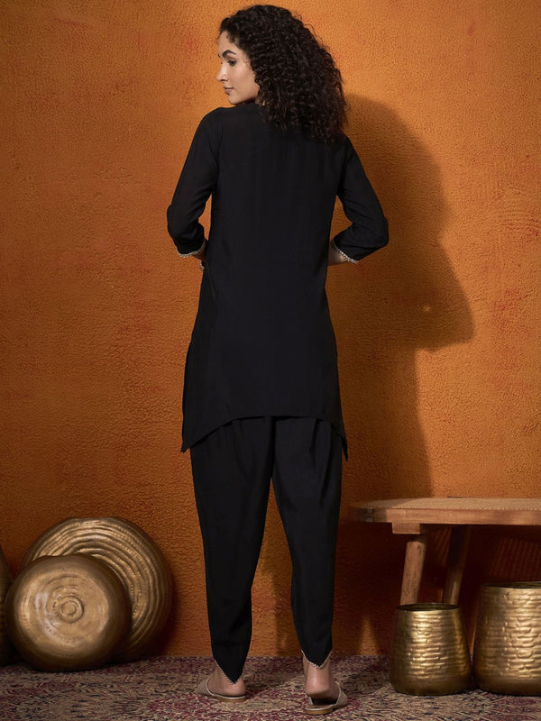 Embroidered Tunic With Trouser Co-Ords