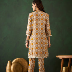 Printed Tunic With Trouser Co-Ords Set