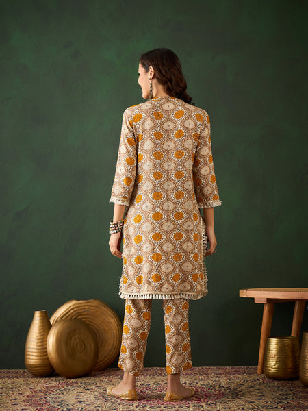 Printed Tunic With Trouser Co-Ords Set