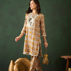 Printed Tunic With Trouser Co-Ords Set