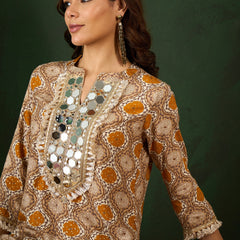 Printed Tunic With Trouser Co-Ords Set