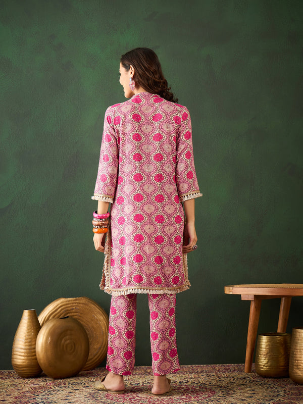 Printed Tunic With Trouser Co-Ords Set